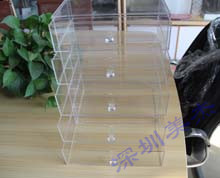 有機玻璃化妝品展示盒子定做